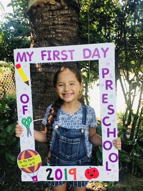 first day of school photo booth|first day of prep photo.